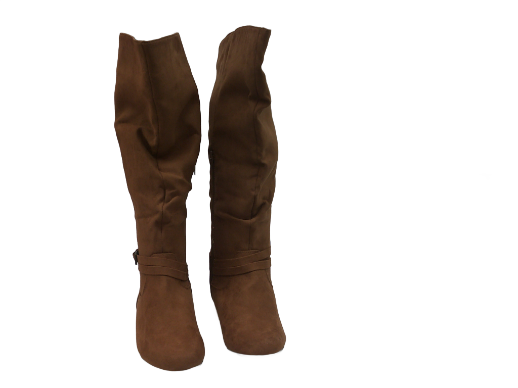 Women's Faux Suede Knee-High Boots| Size 9