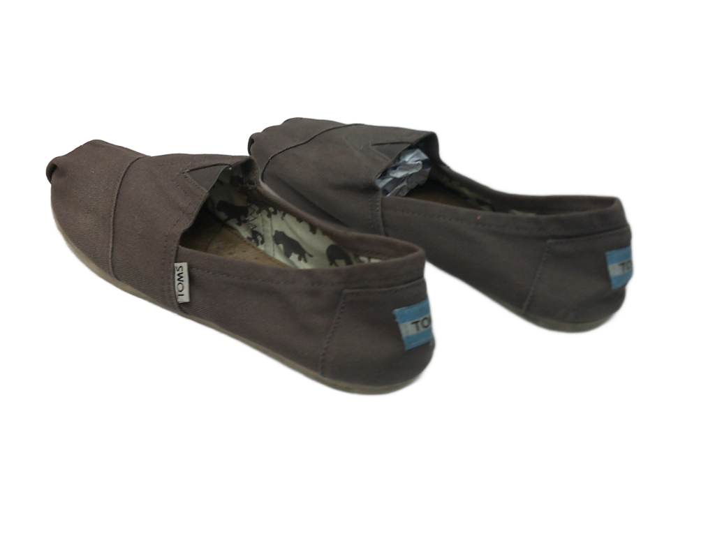 TOMS Alpargata Classic Ash Canvas Flats | Size 9