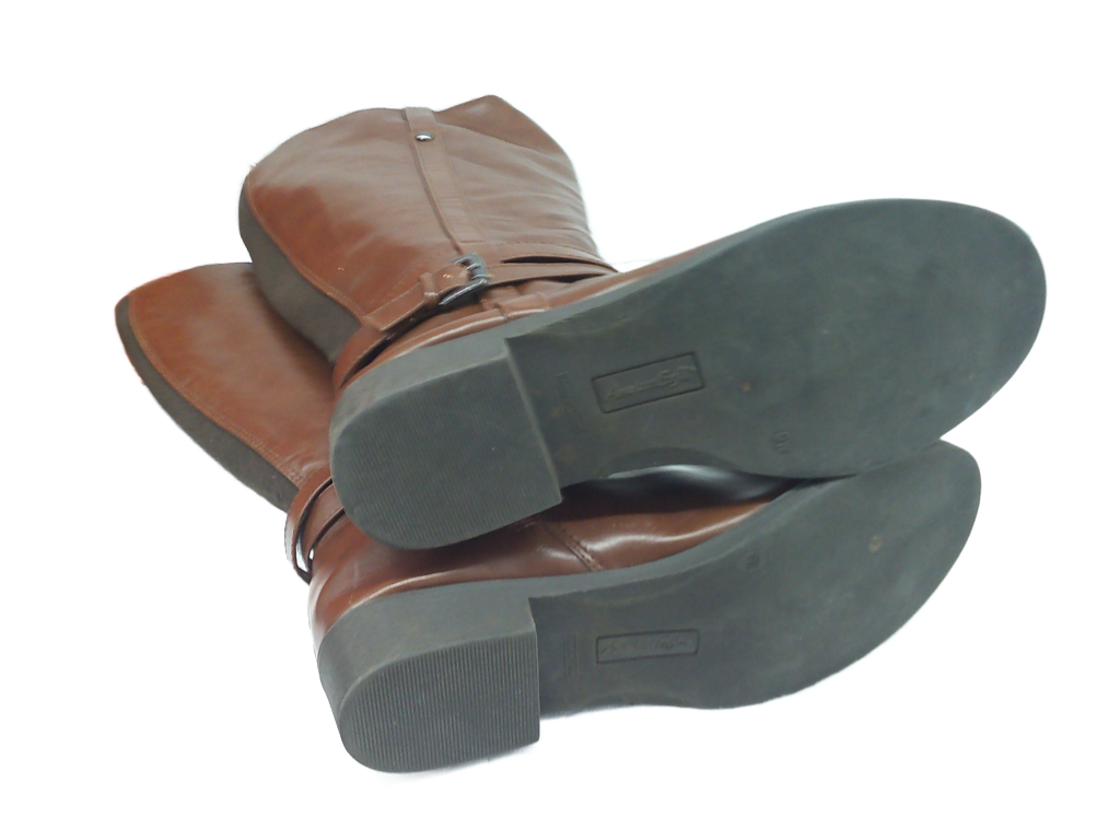American Eagle by Payless Masie Cognac Knee High Riding Boots | Size 10