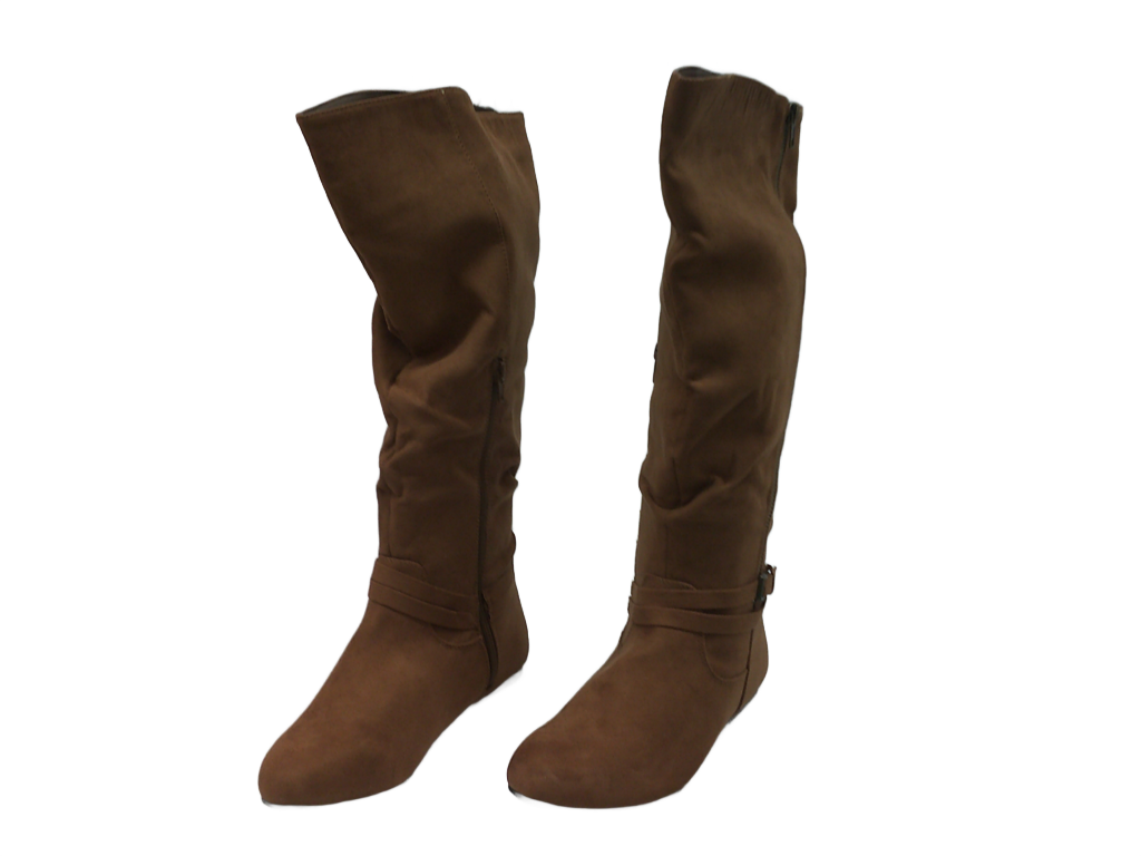 Women's Faux Suede Knee-High Boots| Size 9