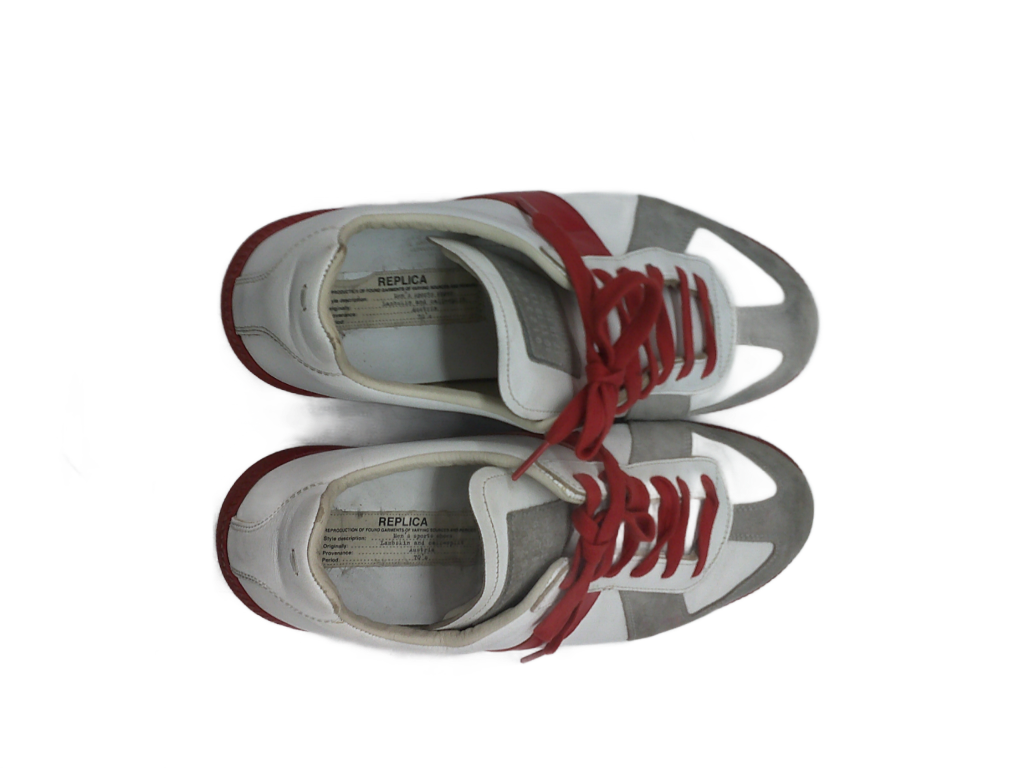 Maison Margiela 22 Replica Low 'White Red' Sneaker | Size 42