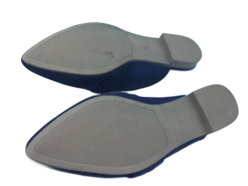 Serra Women's Navy Blue Knot Mules| Size 7