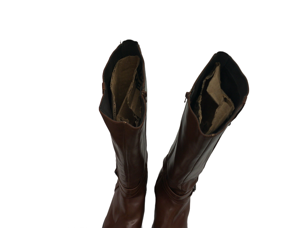 American Eagle by Payless Masie Cognac Knee High Riding Boots | Size 10