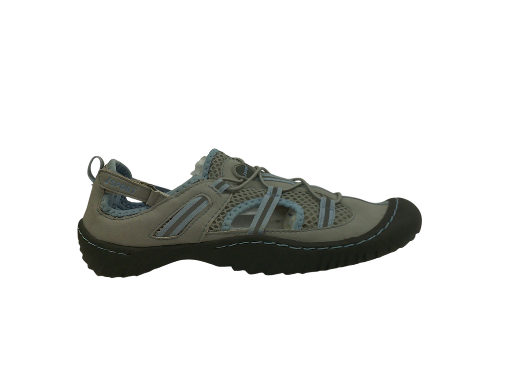 Jsport by Jambu Bleeker Fisherman sandal Light Grey/Stone Blue | Size 7