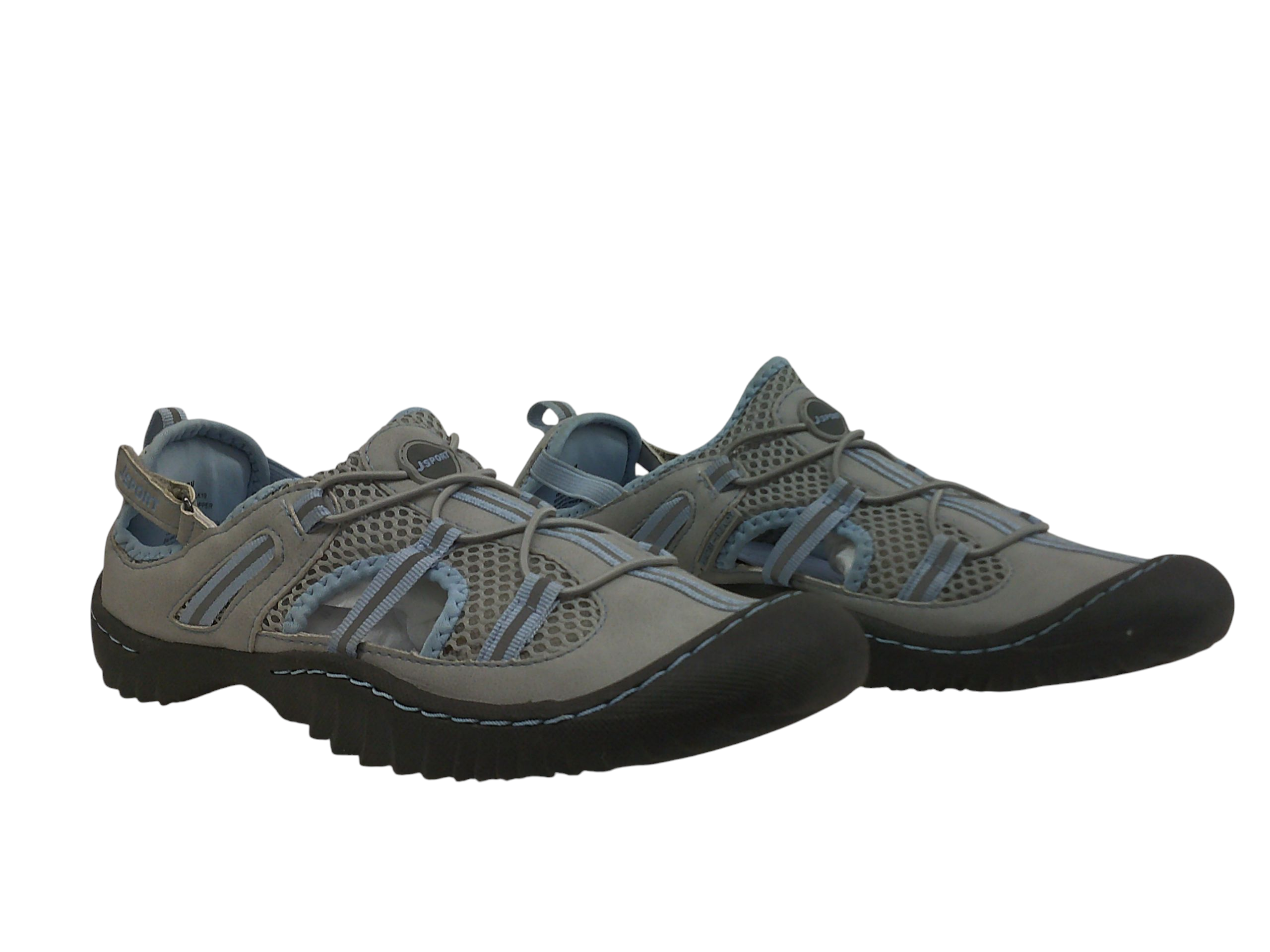 Jsport by Jambu Bleeker Fisherman sandal Light Grey/Stone Blue | Size 7