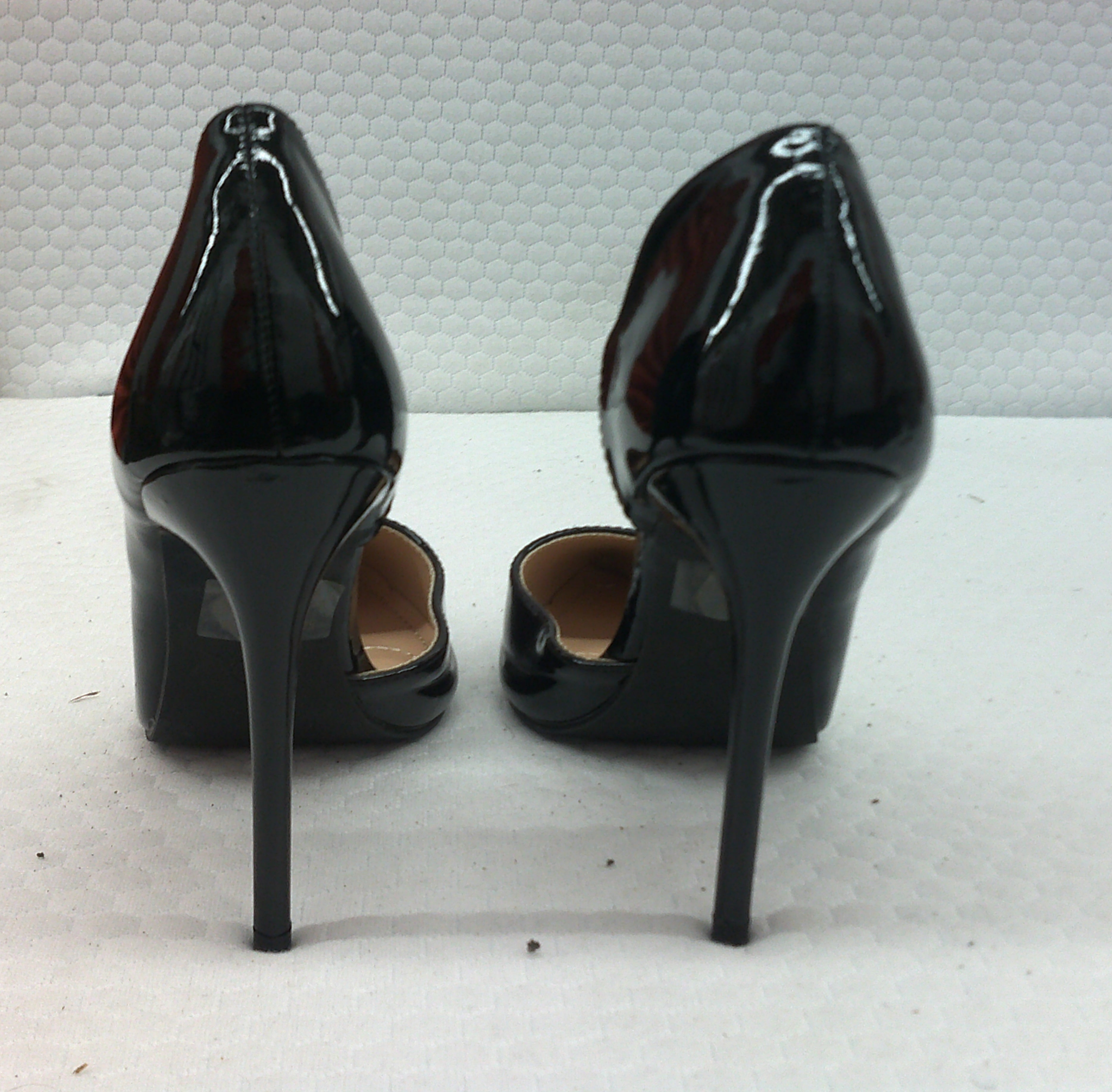 Elegant Collection Black Patent D'Orsay Pump |Size 9