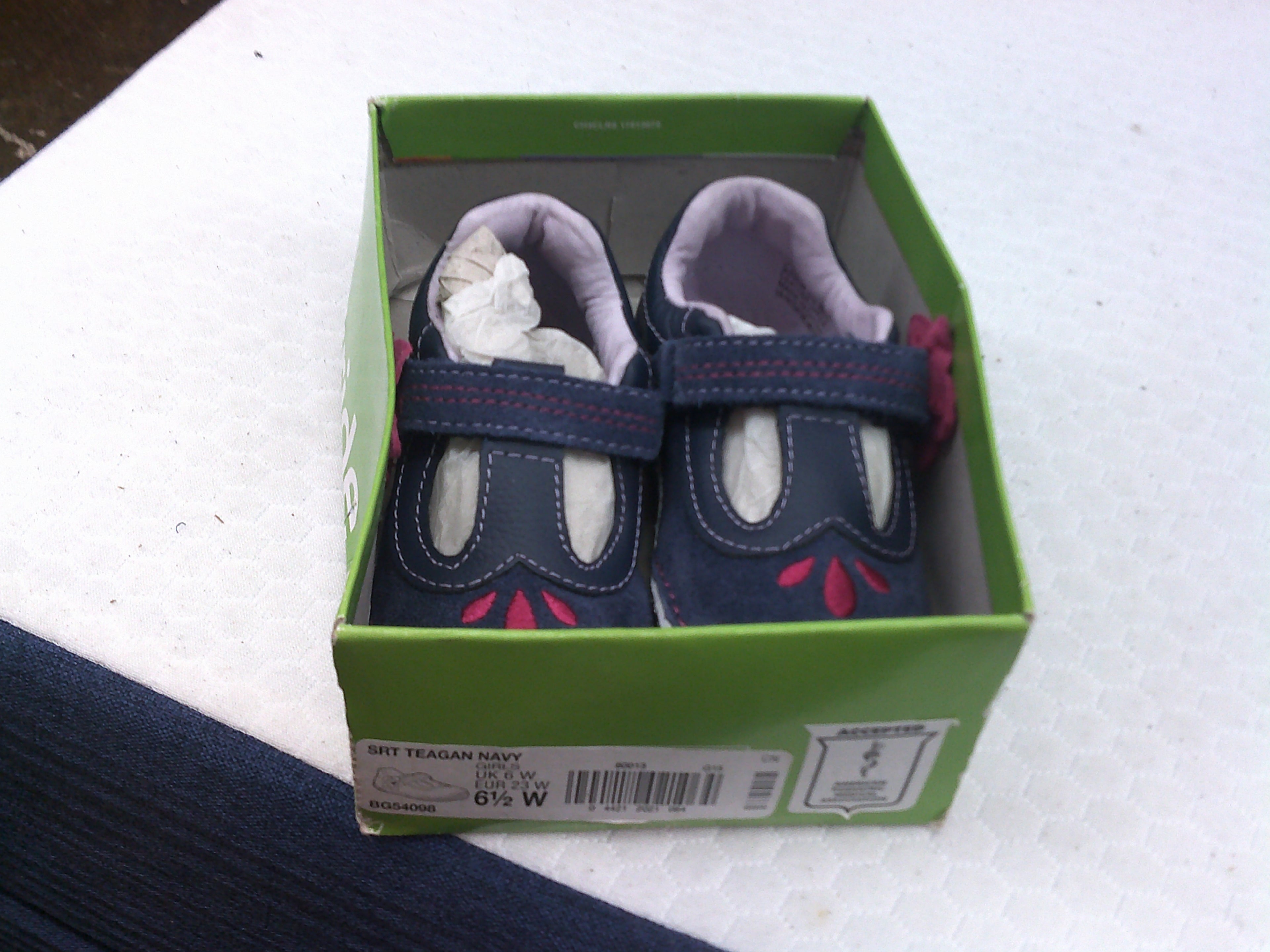 Stride Rite SRTech Teagan Mary Jane – Navy Blue | Size 6.5C