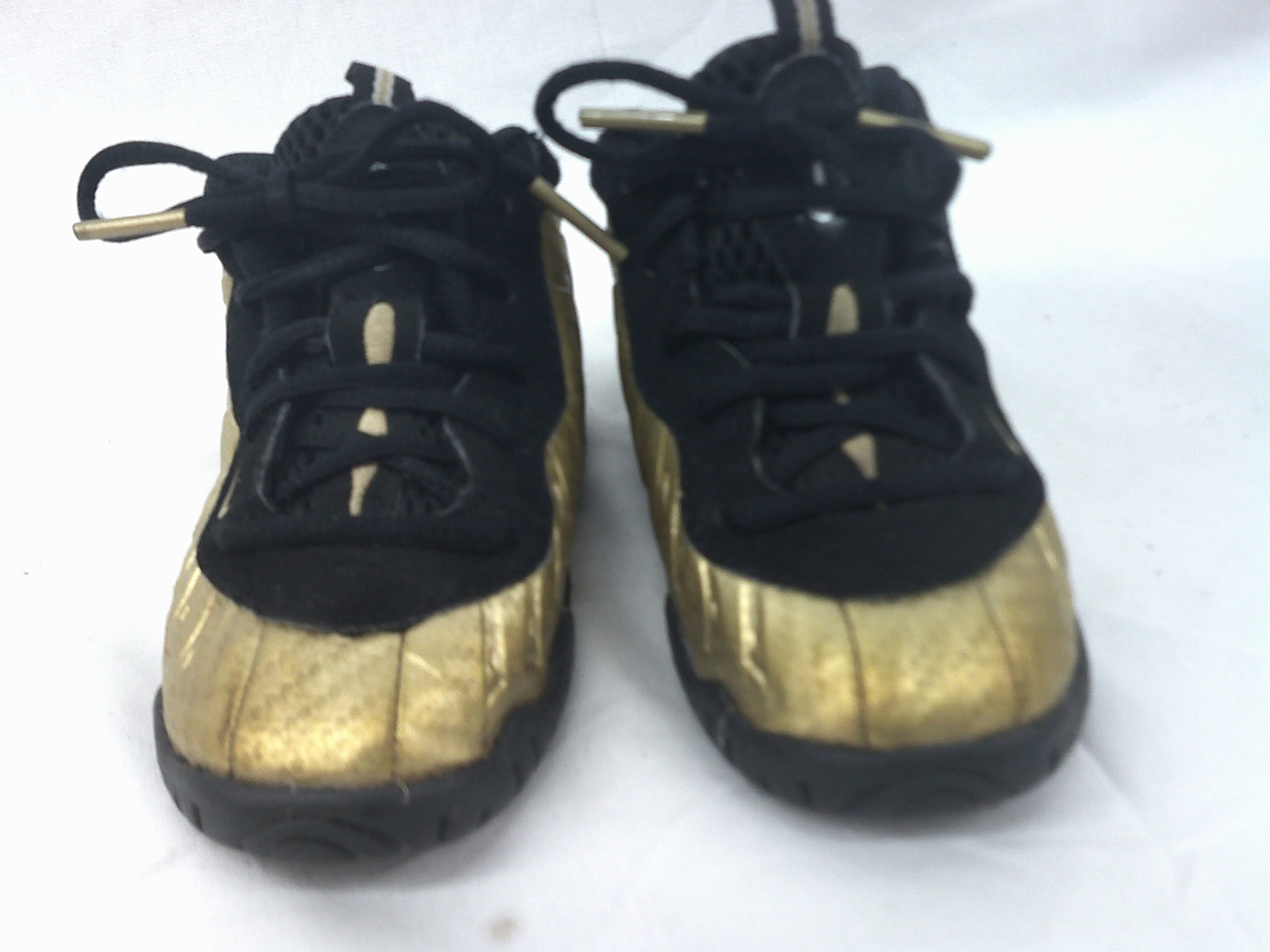 Nike Little Posite Pro (TD) 'Metallic Gold |Size 6C