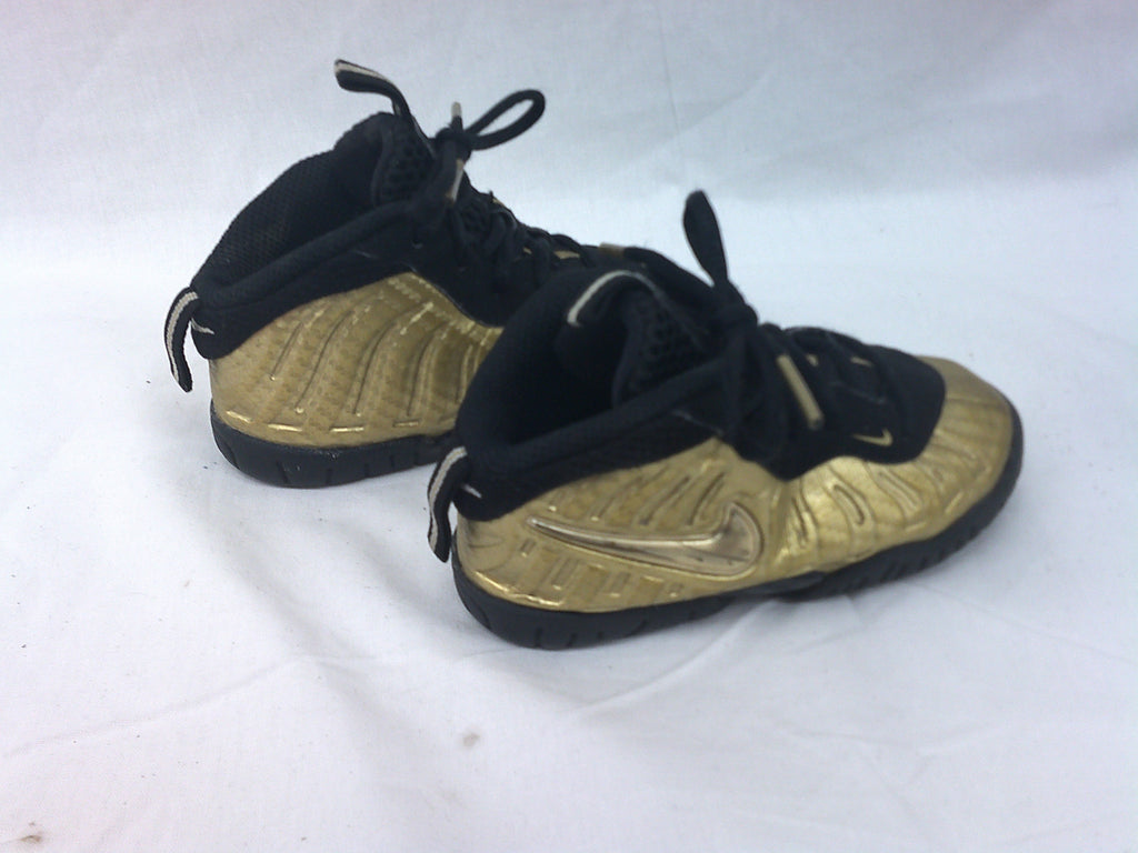 Nike Little Posite Pro (TD) 'Metallic Gold |Size 6C