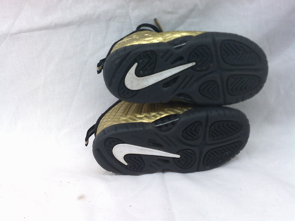 Nike Little Posite Pro (TD) 'Metallic Gold |Size 6C