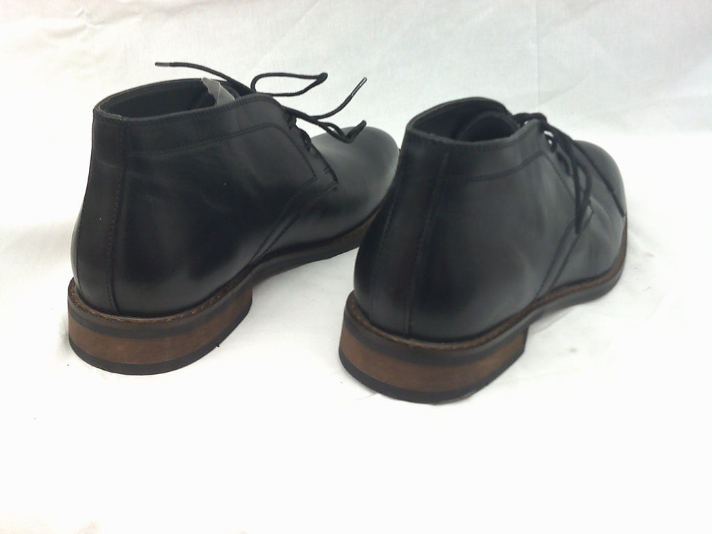 La Milano Glen Leather Chukka Boots Black Shoes | Size 7.5