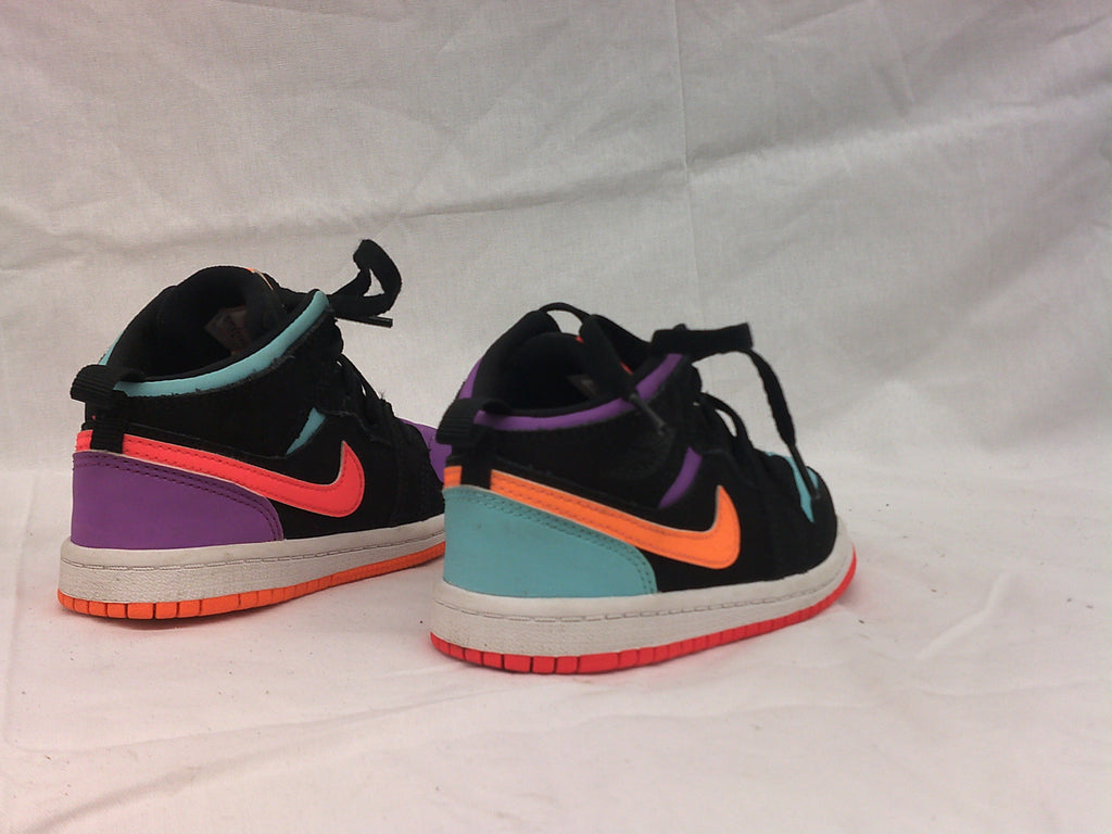 Air Jordan 1 Mid 'Black Multi' (Kids') | Size 9C