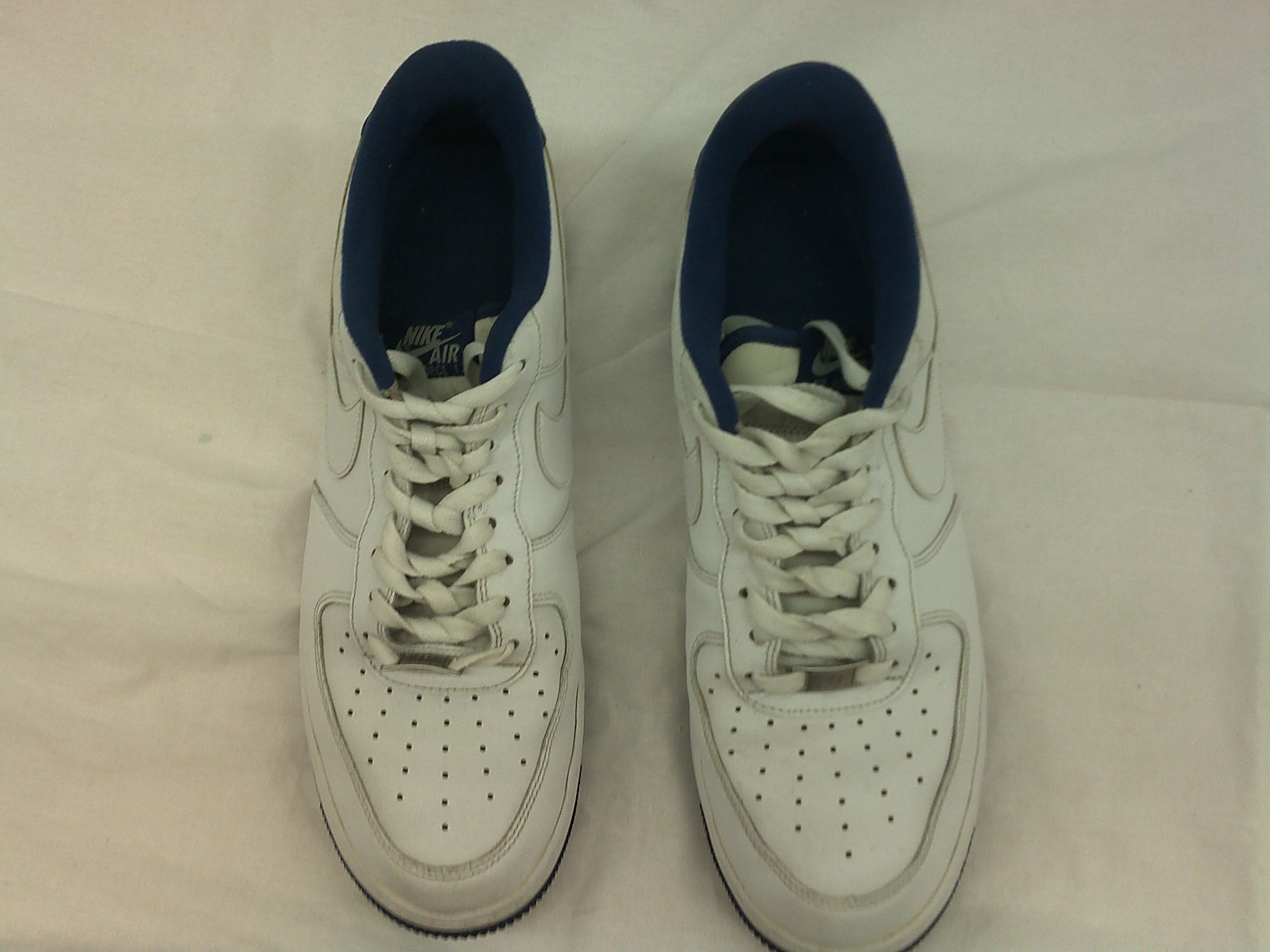 Nike Air Force 1 Low "White Deep Royal Blue |Size 11.5